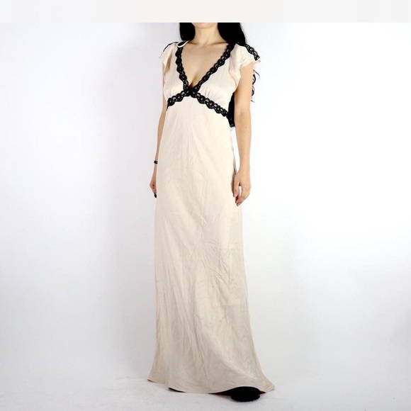 NWT VRG Girl Satin Slip Maxi Dress- Size Medium - Picture 1 of 14